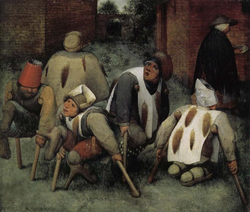 Pieter Bruegel Beggars who Germany oil painting art